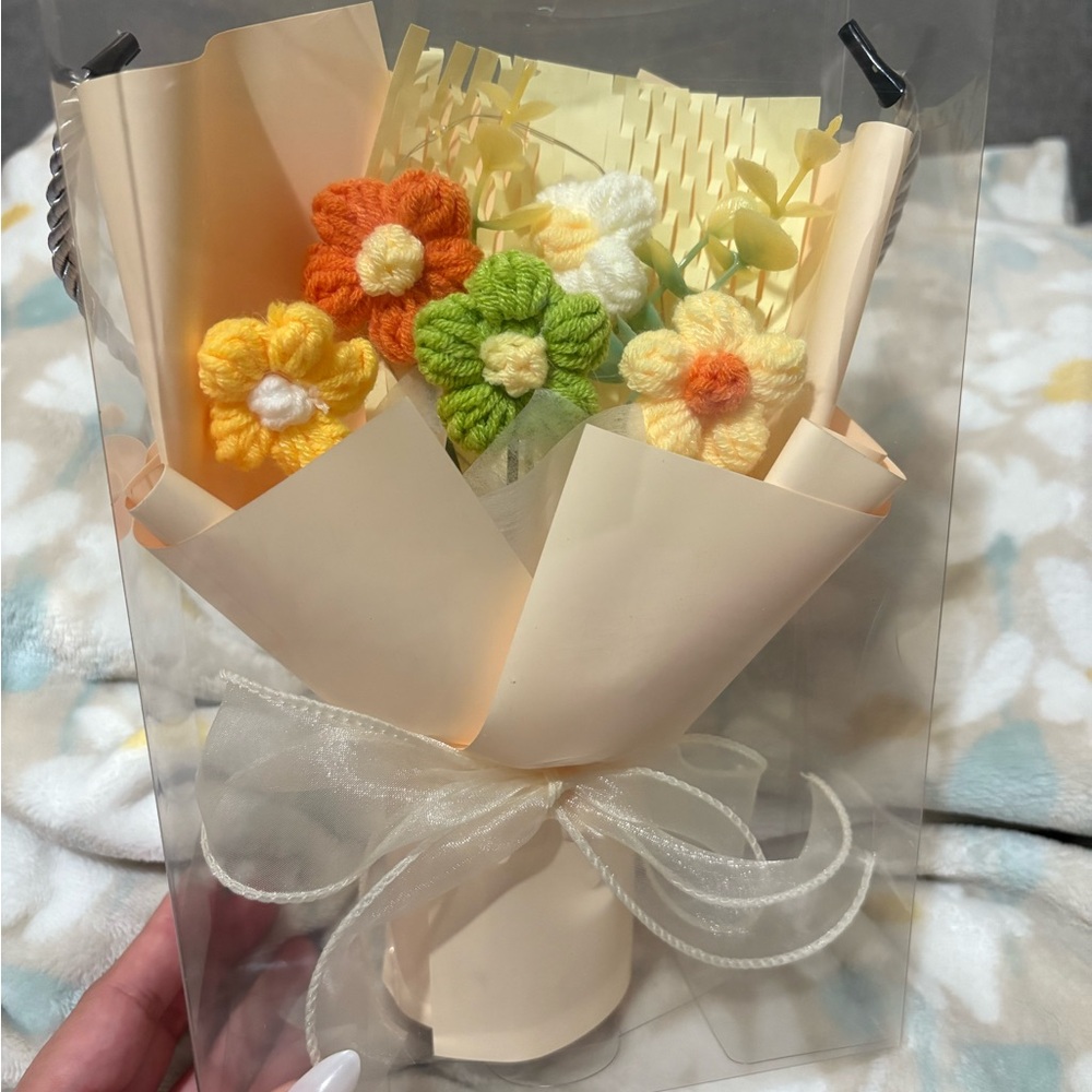 Handmade Crochet Flower Bouquet